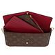 Louis Vuitton Pochette Felicie M61276 經典帆布鍊帶斜背包(桃紅色) product thumbnail 8