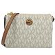 MICHAEL KORS FULTON經典PVC雙層小斜背包(白) product thumbnail 2