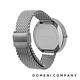 DOMENI COMPANY 經典系列 316L不鏽鋼小秒針錶 銀色錶帶 -白/40mm product thumbnail 4