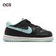 Nike 休閒鞋 Dunk Low SE TDV 童鞋 小童 黑 天藍 理髮店 學步鞋 DH9760-001 product thumbnail 3