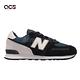 New Balance 休閒鞋 574 W 寬楦 經典款 童鞋 紐巴倫 麂皮 後跟穩定 緩震 百搭 中童 藍 褐 GC574BD1-W product thumbnail 7