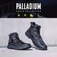 PALLADIUM PAMPA CUFF RCYCL WP+再生纖維中筒防水靴-男-黑 product thumbnail 4