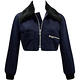 Y-3山本耀司 深藍色羊毛可拆式短版夾克/洋裝-M號 product thumbnail 3