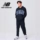 [New Balance]美式風格字母連帽長袖上衣_男性_黑色_UT31550BK product thumbnail 7