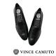 Vince Camuto 英倫搖滾 金屬尖頭低跟樂福鞋-黑色 product thumbnail 3