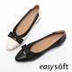 Easy-Spirit-PESO 羊皮氣質尖頭低跟鞋-黑色 product thumbnail 5