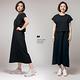【Amore】日韓兩件式層次長版短袖連身衣裙2色 product thumbnail 3