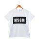 MSGM 經典BOX LOGO 英文字母合身版T恤 (白色) product thumbnail 2