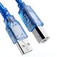 (2入)【UniSync】 USB2.0A 公對B公 印表機 傳真機 傳輸連接線 透藍 5M product thumbnail 2