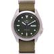 SEIKO  5號機械sport系列4R36帆布材質錶帶手錶(SRPE65K1)-綠面x銀色/40mm product thumbnail 2
