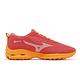 Mizuno 慢跑鞋 Wave Rider GTX 女鞋 紅 橘黃 防水 路跑 運動鞋 美津濃 J1GD2279-72 product thumbnail 3