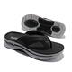 Skechers 拖鞋 Go Walk Sandal 夾腳拖 男鞋 Arch Fit 專利鞋墊 回彈 避震 黑 灰 229022BKGY product thumbnail 8