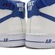 Nike 休閒鞋 Wmns Air Force 1 HI SE 女鞋 白 藍 AF1 高筒 40週年 魔鬼氈 DQ7584-100 product thumbnail 7