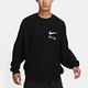 Nike 毛衣 Air Sweater 男款 黑 白 寬鬆 針織 小標 長袖 上衣 FB7726-010 product thumbnail 4