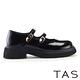 TAS 雙帶心型釦漆皮瑪麗珍鞋 黑色 product thumbnail 3