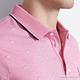 Pierre Cardin皮爾卡登 男款 花朵印花長袖POLO衫-粉色(5225260-75) product thumbnail 7