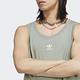 ADIDAS ESS+ TANK H 三葉草 男運動背心-綠-HR2958 product thumbnail 5