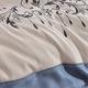 織眠家族 40支萊賽爾 緹花設計 兩用被床包組-典藏緹花-藍(雙人) product thumbnail 4