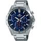 CASIO EDIFICE 三針三眼熱情紅指針紳士腕錶-銀X藍(EFR-573D-2A)/47.1mm product thumbnail 2