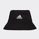 Adidas 漁夫帽 Logo Cotton Bucket 黑 復古 休閒 三線 愛迪達 帽子 H36810 product thumbnail 2