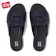 【FitFlop】GRACIE RUBBER CIRCLET LEATHER SLIDES 圓扣造型涼鞋-女(午夜藍) product thumbnail 5