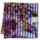 Vivienne Westwood  手繪隨意塗鴉 藍直條紋潑墨塗鴉底帕領巾(大款/紫色) product thumbnail 4
