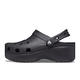 Crocs 卡駱馳  女鞋 雲朵洞洞鞋 經典厚底克駱格 黑色 206750-001 product thumbnail 2