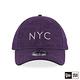 NEW ERA 9FORTY 940UNST 亞麻布料 NYC 紫色 棒球帽 product thumbnail 4