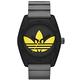 adidas 三葉草 時尚休閒腕錶-黃X灰/40mm product thumbnail 2