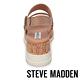 STEVE MADDEN-BRENDA 二字帶軟木雙色楔形涼鞋-裸膚 product thumbnail 4