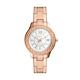 FOSSIL Stella 奢華雙鑽圈經典女錶 玫瑰金不鏽鋼鍊帶 37MM ES5131 product thumbnail 2