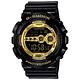 G-SHOCK 超人氣黑金耐衝擊運動錶(GD-100GB-1)-黑X金/51.2mm product thumbnail 2