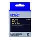 EPSON C53S653407 LK-3BKP粉彩系列黑底金字標籤帶(寬度9mm) product thumbnail 2