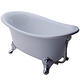 【I-Bath Tub精品浴缸】安妮公主-品味銀(140cm) product thumbnail 2