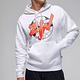Nike Men's Graphic Fleece Pullover Hoodie 男款 白橘色 連帽 帽T 長袖 上衣 FD2391-051 product thumbnail 2
