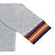 PAUL SMITH Artist Stripe標籤字母LOGO袖口條紋設計內刷毛純棉長袖T恤(男款/灰) product thumbnail 3