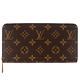 LV M41895 Monogram 經典LV花紋拉鍊長夾(紫紅內裡) product thumbnail 2