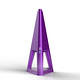 Mdovia 巴黎鐵塔造型 無線夜燈吸塵器 迷幻紫 product thumbnail 3