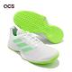 adidas 網球鞋 CourtFlash M 男鞋 白 綠 網布 穩定 支撐 運動鞋 愛迪達 GY4007 product thumbnail 8