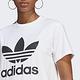 Adidas Trefoil Tee IB7420 女 短袖上衣 T恤 運動 休閒 棉質 舒適 穿搭 亞洲版 白黑 product thumbnail 5