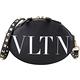 VALENTINO 范倫鐵諾 VLTN 小牛皮鉚釘斜背包(黑色) product thumbnail 2