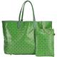 V73 Miami bag 菱格圖騰轉印設計購物包(綠色) product thumbnail 3