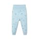 【麗嬰房】Cloudy雲柔系列 嬰兒印花棉質護肚褲-藍色 (73cm~86cm) product thumbnail 2