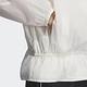 Adidas FOT WVN JKT [HY2825] 女 連帽外套 亞洲版 運動 訓練 休閒 寬鬆 褶皺 防潑水 白 product thumbnail 6