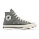 Converse 帆布鞋 Chuck 70 HI 灰 男鞋 女鞋 1970 黑標 三星 高筒 休閒鞋 A05584C product thumbnail 3