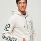 SUPERDRY 男裝 長連帽外套 Athletic Coll 灰 product thumbnail 4
