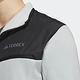 Adidas Fleece Jacket IL8994 男 立領 外套 夾克 亞洲版 運動 戶外 休閒 保暖 灰黑 product thumbnail 4