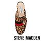 STEVE MADDEN-KARISMA 獅子飾扣真皮低跟穆勒鞋-豹紋 product thumbnail 5