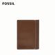 FOSSIL Gus 真皮收納證件/名片卡夾-棕色 ML4336210 product thumbnail 5