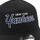 New Era 棒球帽 AF Script MLB 黑白 940帽型 可調式帽圍 紐約洋基 NYY 帽子 老帽 NE60350765 product thumbnail 3